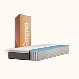 Emma Original II Matratze 90x200 cm, 22 cm Höhe – Kaltschaummatratze, Memoryschaum und Federkernmatratze mit Taschenfedern, Mittelweich H2, 3-Zonen-Stützung, Atmungsaktiv, Waschbarer Bezug