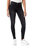 Damen ONLY Skinny Fit Jeans | Mid Waist Stretch Denim Hose | ONLBLUSH Life Röhrenjeans, Farben:Schwarz, Größe:XS / 30L