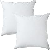 REDBEST Feder-Kissen 2er-Pack, Kopfkissen, Kissenfüllung Minneapolis weiß Größe 80x80 cm - temperaturausgleichend, hygienisch waschbar, Baumwollbezug - Härtegrad mittel