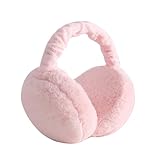 Ohrenwärmer Winter Plüsch Ohrenschützer Damen Faltbare Waschbar Earmuffs Bequemer weicher Winter Warme Ohrenwärmer Ohrenschützer für Herren Erwachsene Ohr Wärmer Winddicht Faltbar (a-PK1, One Size)