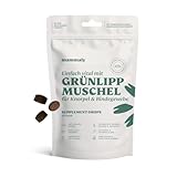 mammaly Grünlippmuschel-Drops Hundeleckerli 325g – Gelenktabletten für Hunde (unterstützt Arthrose-, Gelenk- & Knochenschutz) Leckere Snacks