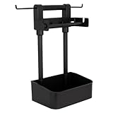 Haushalt International Grill Butler, mit Haken für Grillhelfer und Küchenrolle. schwarz, Organizer für Grill und Outdoorküche