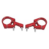 AMONIDA Fahrradvorbau aus Aluminiumlegierung, Leichter Doppelschulter-Lenker für Mountainbike-Zubehör, 31,8 Mm, Universelle Kompatibilität, Hardtail-Mountainbikes, Elektrisch Unterstützte Motorräder