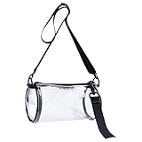 Kleine durchsichtige Tasche für Stadionveranstaltungen,durchsichtige Stadiontaschen für Damen, Stilvolle transparente Konzert-PVC-Geldbörsen für Mädchen, Trendige Umhängetasche, kleine Umhängetasche f