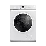 Midea MF100W60-E Waschmaschine / 6KG / 40cm tief Slim Design / D / 1000 U/min / Hygiene 90 ℃ / Mehrere Temperaturoptionen / Kaltwäsche / AquaStop, Weiß Energieklasse D