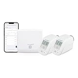 Homematic IP Smart Home Starter Set Heizen, Digitale Steuerung für Heizung mit oder ohne App, Alexa, Google Assistant, einfache Installation, Energie sparen, Thermostat, Heizungsthermostat, 156537A0