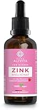 ALIVITA Zink Bisglycinat mit Vitamin C, Vitamin B6 und B12-30ml Tropfen für Kinder 60 Tage - Unterstützt das Immunsystem - 100% Vegan