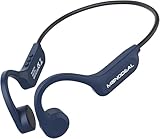MONODEAL Knochenschall Kopfhörer Bluetooth, Open Ear Kopfhörer Bluetooth 5.3, Typ-C Ladeanschluss, IPX6 wasserdichte Knochenschall Kopfhörer, Bone Conduction Headphones Zum Joggen, Radfahren