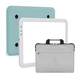 TOHETO A4 Leuchttisch mit Tasche, Aufladbar Ultrahelle LED Licht pad Leuchtplatte Lichtplatte Lichttafel für Kinder und Erwachsene mit Einstellbare Helligkeit für Diamond Painting, Zeichnen, Tattoo