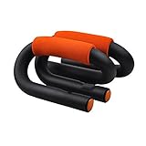 Liegestützgriff Ständer S-Typ Liegestütze Brust Muskel Übung Arm Fitnessgeräte Heimfitnessgeräte (Farbe: Orange, Größe: Einheitsgröße)