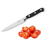 Kuppels SOLID Tomatenmesser mit Wellenschliff, 12,5cm Klinge, Sehr scharf & schnitthaltig, Poliert & rostfrei, Allzweckmesser, Gemüsemesser, Gezahnte Klinge, Messer für Trauben oder Tomaten…