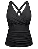 Firpearl Damen-Tankini-Top mit Bügel, gedrehter...