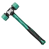 Gummihammer – Pflasterhammer – Weichschlag-Installationshammer | Doppelkopf-Hammer, der den Kopf absorbiert, schwerer Gummikopf mit Anti-S-Griff