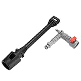 Schweres Mundstück - Hochdruckwaschkopf, Multifunktions-Spritzpistole, Fester Einstellbarer Spritzgerät, Auslaufsicherer Metallkörper | Praktisch Effiziente Stark Für Patios Rasen Garten