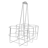 NOLITOY Edelstahl Bierflaschenträger Flaschen Organizer Bierkorb Handlicher Flaschenhalter Rostfrei Vielseitig Einsetzbar für Zuhause Bar und Partys