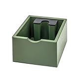 Eieenotee Anti-Rutsch-Espresso-Kaffeesatz-Abfallbox, Kaffeesatzbox, Kaffeesatzeimer, Kaffeesatz-Abschlagbeh?lter, Gr¨¹n
