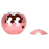 SUNGOOYUE Bunter Ball-Cocktailbecher mit Großem Fassungsvermögen, 600 Ml, Flash-Ballbecher für Themenpartys auf Reisen (Roségold)