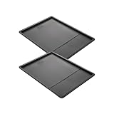 Zenker 9339650 Backblech, ausziehbar, Backblech, Backform, Biskuitform, Backblech, Backblech, Backblech, Stahl, Schwarz, 37-52 x 33 x 1,5 cm