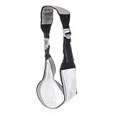 Holibanna Babyträger Atmungsaktiver Baumwolle Einstellbarer Hip Sitzträger für Neugeborene Vielseitig Einsetzbar für Einkaufen Outdoor Aktivitäten Grey