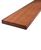 Terrassendielen aus Jatoba von BioMaderas®, 145mm Breite, 21mm Stärke (121cm Länge)