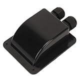 Hamwesh Eingangsdrüse für Solarkabel, wasserdichte ABS Dual -Kabel -Anschlussgehäuse mit UV beständigem Material für Caravans Boote Marine (Black)