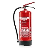 Gloria PDE 6 Protex – Dauerdruck Pulver Feuerlöscher mit...