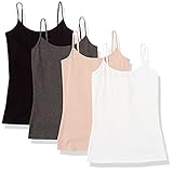 Amazon Essentials Damen Slim Fit Camisole 4er Pack,...
