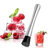 Professioneller Cocktail Stössel - Cocktail Zubehör, Multifunktional Mixer-Stößel Cocktailstößel, zum Debuggen Köstlicher Cocktails, Mojito, Getränke und Säfte (20 cm)