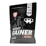 Mammut Nutrition Crash Weight Gainer Pulver Chocolate – 1400 g – 518 kcal/ Shake für Gewichtszunahme – 80% Kohlenhydrate – 4-Komponenten Protein – Ideal für Ausdauer- und Leistungssportler