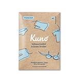 Kuno Waschmittel Streifen - Nachhaltige Waschblätter - Einfache Aufbewahrung - 100% Vegan und optimal für Reisen und Urlaub - Eco (Vollwaschmittel, 60 Stück (1er Pack))