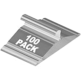 Kleiderbügel aus Metall, robust, Draht-Kleiderbügel, rutschfest, ultradünn, platzsparend, für Schrank, Hemden, Anzüge, Hosen, 40,6 cm, 100 Stück