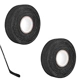 RTBRCG 2 Stück Griffband, Grip Tape, Schläger Tape, 25m × 25mm Rutschfestes Hockeyschlägerband Selbstklebendes Griffband Sportgriffband Rutschfestes Schlägerband für Badmintongriff Golfschläger