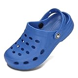 BeKiddy Unisex Kinder Eva Clogs Leichte Gartenschuhe Jungen Mädchen 20-35 EU (Blau, eu_Footwear_Size_System, Toddler, Numeric, medium, Numeric_30)