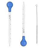 Glas Pipette Dropper, 2 Stück 10ml Glass Skala Graduated...