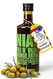 NIAN® extra natives Olivenöl 250ml [DAS OLIVENÖL DER STERNEKÖCHE] - 100% reinsortig, Arbequina Oliven der neuesten Ernte - umweltfreundliche Gourmet-Küche für daheim (vogelsichere Ernte)