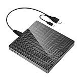 Whltzf Tragbares Laufwerk Mit USB3.0-Hub Und TF Lesegerät Stoßfestes Hochgeschwindigkeitsgehäuse Für Computersysteme Externes Laufwerk Mit Ladeanschluss