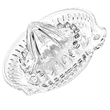 MAGICLULU Zitruspresse Handpress-Entsafter Orangensaftpresse Obst manueller fruchtentsafter Handbetriebener Zitronenentsafter Tragbare Zitronenpresse Saftpresse handlich Glas Transparent