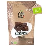 Kakaomasse Bio Roh - 250g. Criollo Kakao Bio zur Herstellung von Rohkakaomasse 100% Natürlich und Rein. Kakaopaste von Peru. Enthält Antioxidantien und Mineralien für Süßigkeiten Kekse und Kuchen.