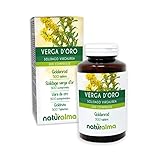 Goldrute (Solidago virgaurea) Kraut mit Blüten Naturalma - 150 g - 300 Tabletten - Nahrungsergänzungsmittel - Natürlich und Vegan