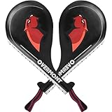 OVERMONT 1 Paar PU Trittschlagpolster Handpratzen Pratzen Doppelpolster Fußtechniken Trainerpratzen für Taekwondo Kickboxen Boxen
