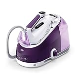Braun Household CareStyle 5 IS5247 VI Dampfbügelstation - Dampfbügeleisen mit FreeGlide 3D Bügelsohle, iCare Modus, Vertikales Bügeln, Abnehmbarer 2L Wassertank, Dampfstoß 500 g/min, 2400W, Violett