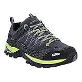 CMP Herren Rigel Low Shoes WP Trekking-Schuhe, Antracite-Limegreen, 44 EU