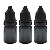 Briefmarkenpolstertinte - Nachfüllflasche Set | Archivqualität Neukind | Ungiftige Formel, Schaum- und Filzpolster auf Wasserbasis, Bürohandwerksgebrauch, 25 ml Flaschen