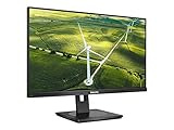 Philips 272B1G - 27 Zoll FHD Green Monitor, höhenverstellbar (1920x1080, 75 Hz, VGA, DVI, HDMI, DisplayPort, USB Hub) schwarz