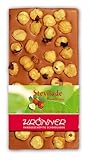 Krönner Stevia-Schokolade Vollmilch 38% mit Haselnüssen