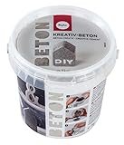 Rayher 34152000 Kreativ-Beton, Eimer 1 kg, silber,...