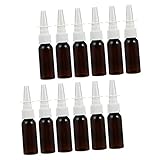 Didiseaon 12 Stück Teiliges Nachfüllbare Sprühflaschen mit Feinem Sprühkopf Lösung für Kosmetik Parfüm und Nasenspray Reisefreundlich und Auslaufsicher