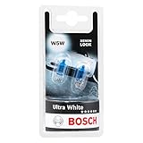 Bosch W5W Ultra White Fahrzeuglampen - 12 V 5 W W2,1x9,5d - 2 Stücke