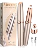 Augenbrauenrasierer Elektrisch Augenbrauen Trimmer Damen: Ein Ersatzkopf ist enthalten, Augenbrauen Rasierer | Gesichtshaarentferner für Schnelle und Sanfte Rasur, Unterwegs-Epilierer-Augenbrauen