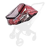 iNszkoos Kinderwagen Regenschutz kompatibel mit Doona Kinderwagen & Babyschale Autositz, Wetterschutz Buggy Kinderwagen Regenschutz, Windschutz Reise Babytrage Regenverdeck mit Reißverschluss